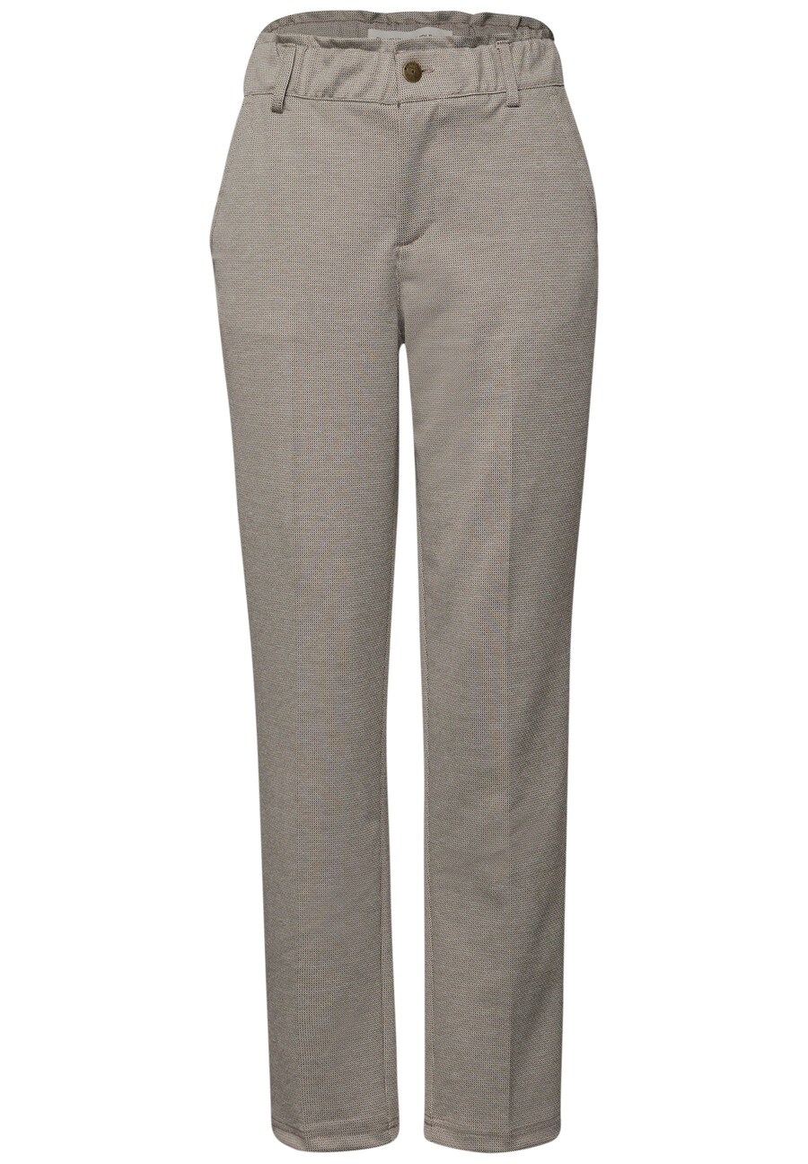 

Зауженные плиссированные брюки STREET ONE, светло-коричневый