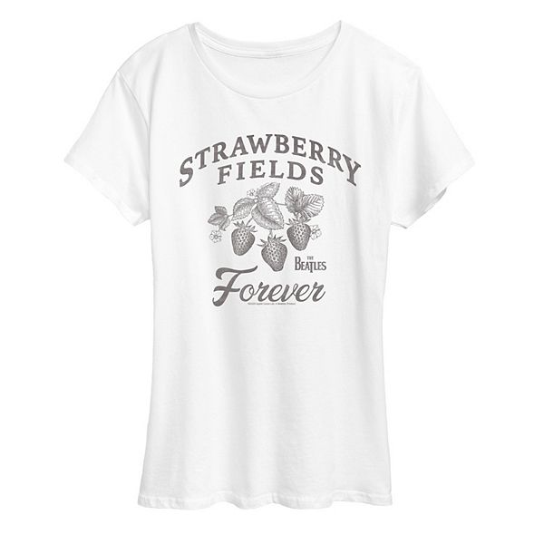 

Футболка с принтом The Beatles Strawberry Fields Forever Licensed Character, White, Белый, Футболка с принтом The Beatles Strawberry Fields Forever Licensed Character, White