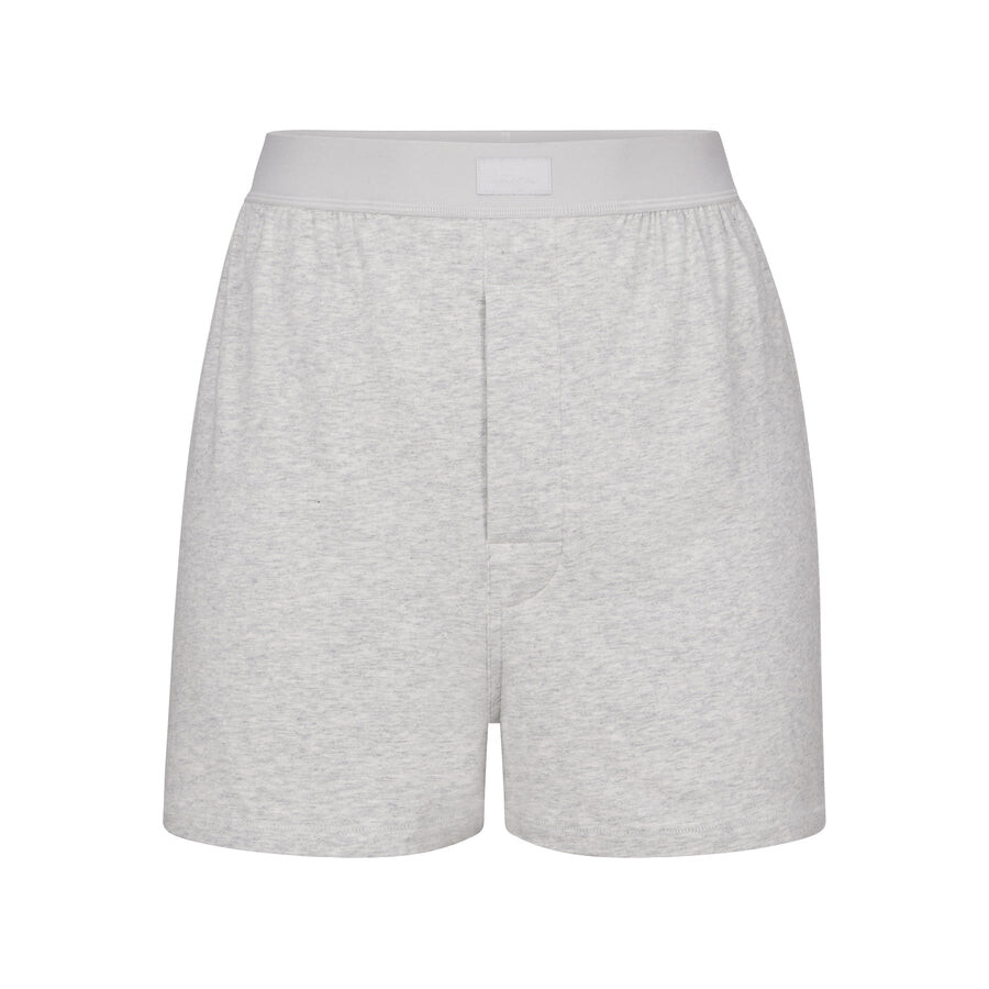 

Свободные боксеры SKIMS Boyfriend, цвет Light Heather Grey
