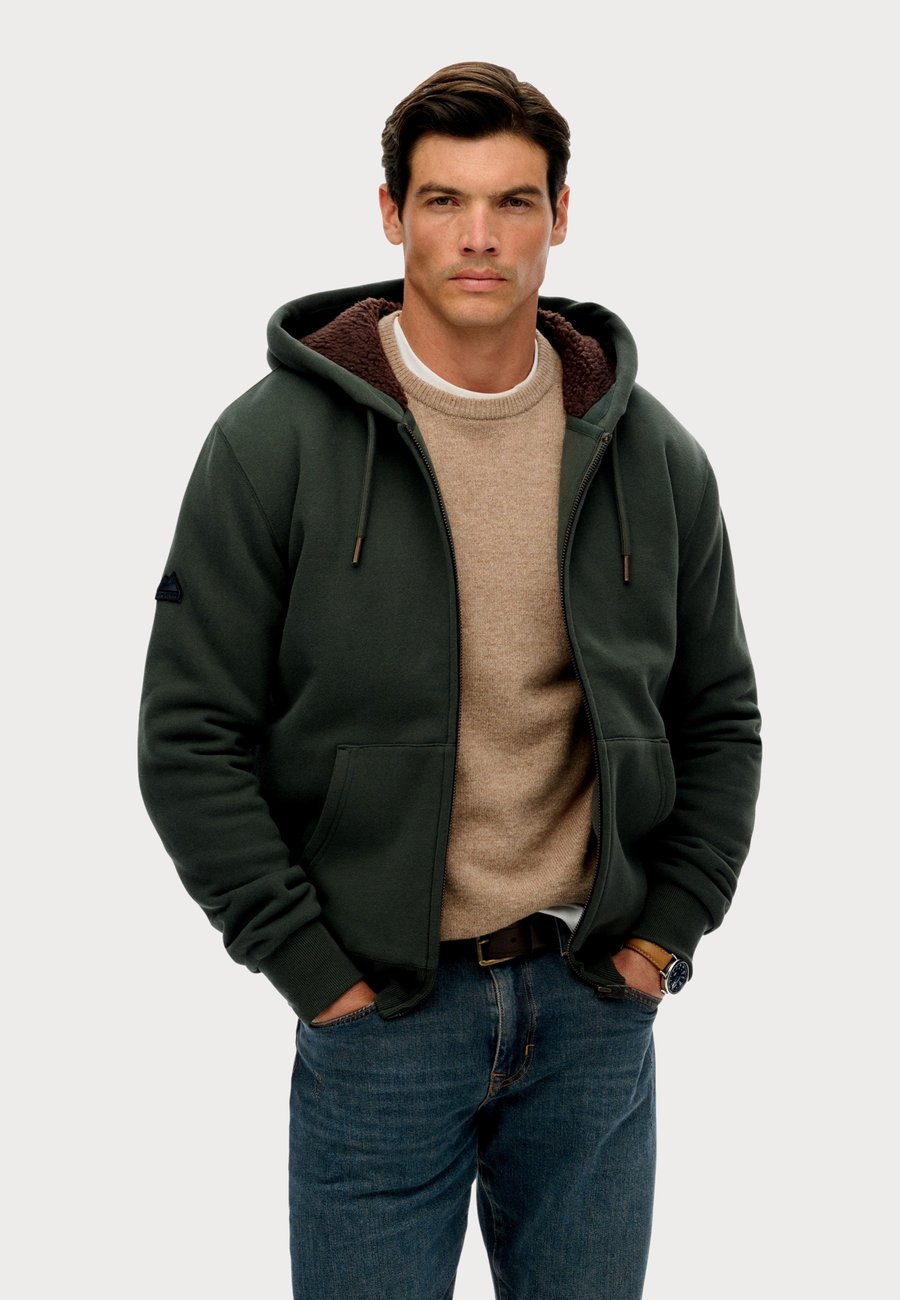 

Толстовка Superdry & Co Zip-up sweatshirt, Dunkelgrün/Dark Green