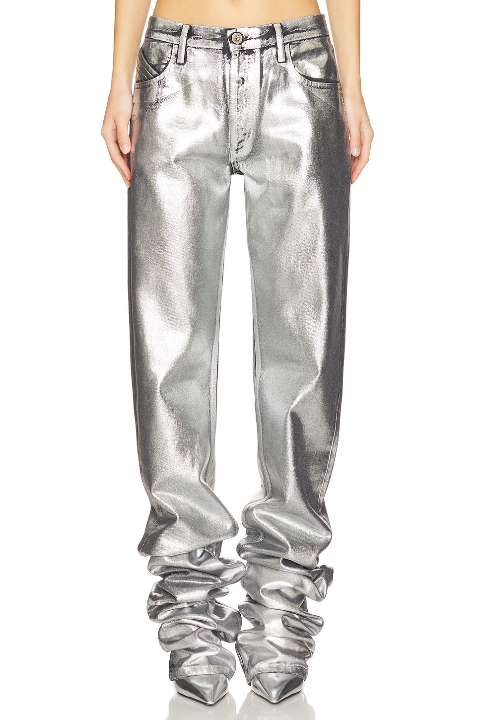

Длинные брюки The Attico, silver