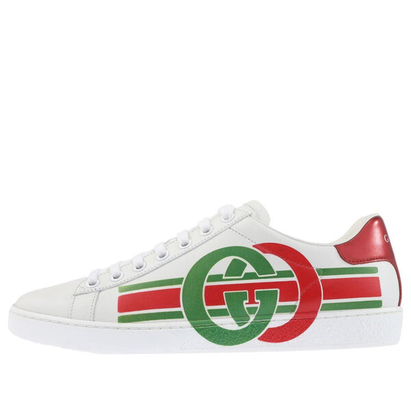 Кроссовки ace 'interlocking g' Gucci, белый
