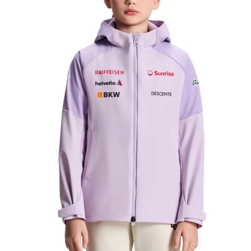 Детская куртка с капюшоном DESCENTE, Light Purple Violet