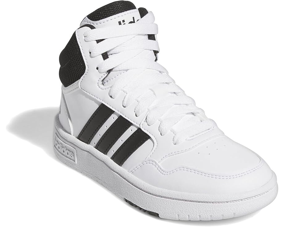 

Кроссовки adidas Kids Hoops 3.0 Mid, цвет White/Black/Black