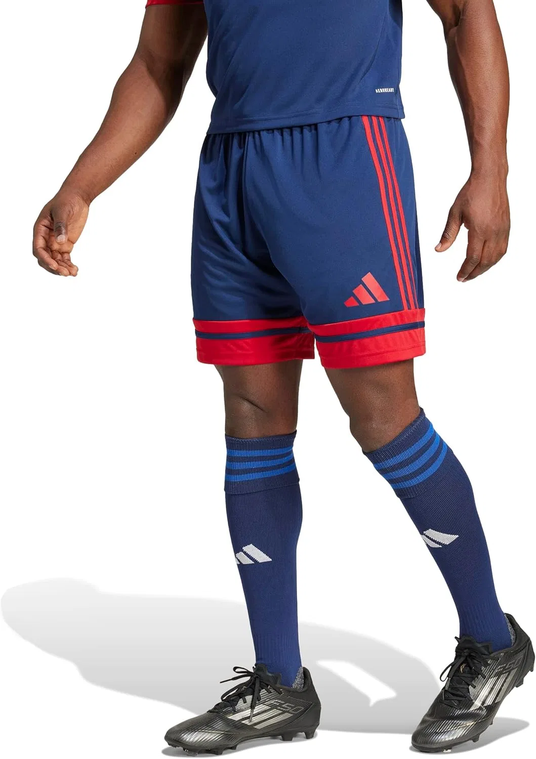 Шорты для футбола adidas Squadra25, Team Navy Blue 2/Team Power Red 2 — фото 2
