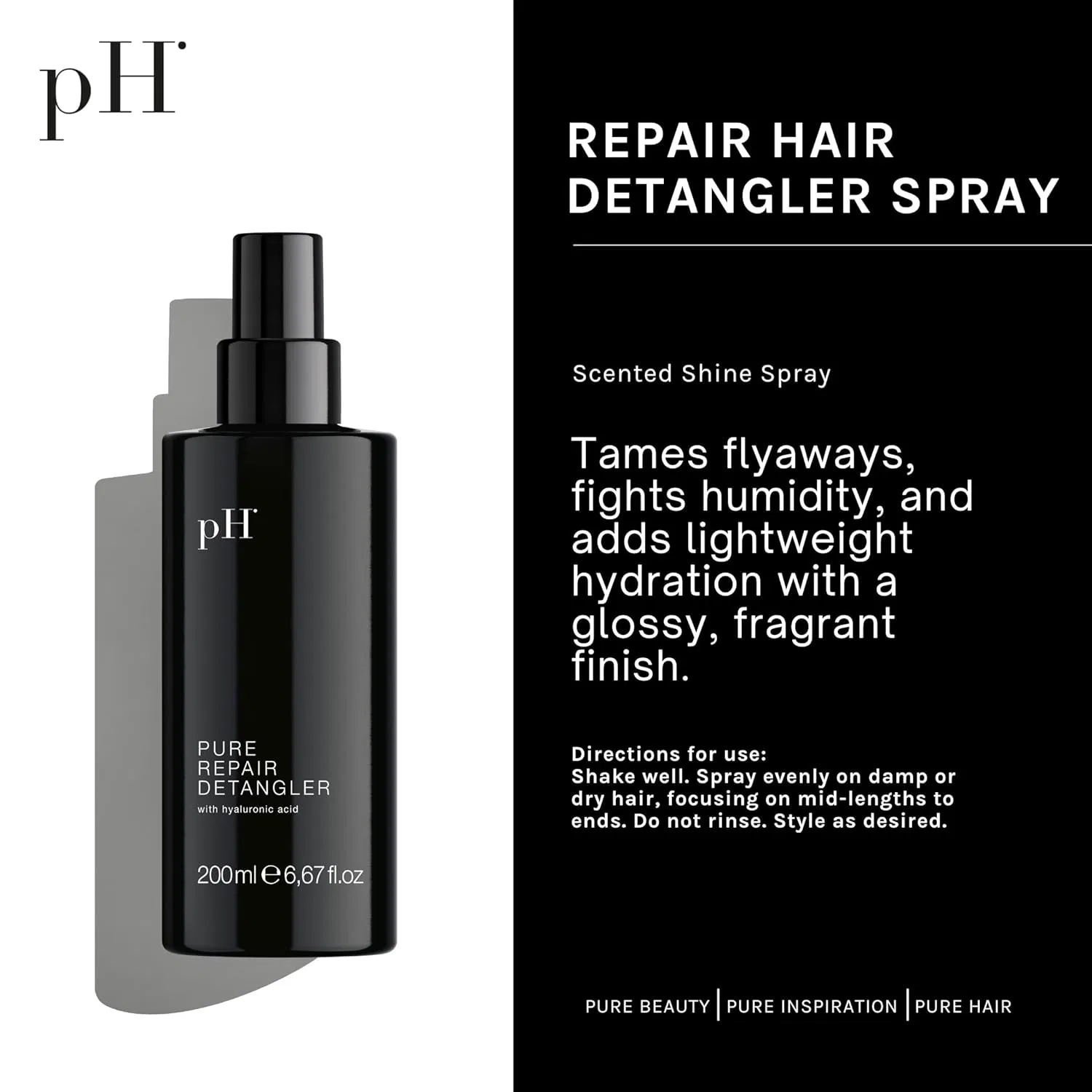 Спрей-детанглер «Pure Repair» от Ph Laboratories Ph Pure Hair — фото 2