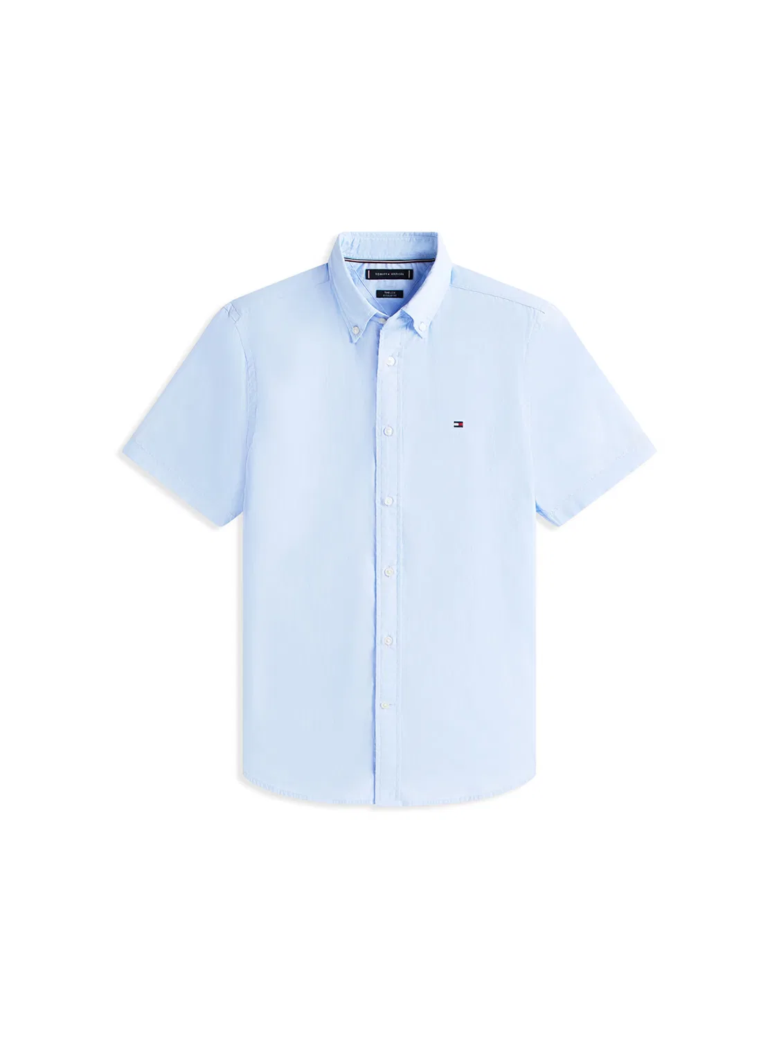 Рубашка на пуговицах Tommy Hilfiger Regular fit FLEX светло-голубого цвета