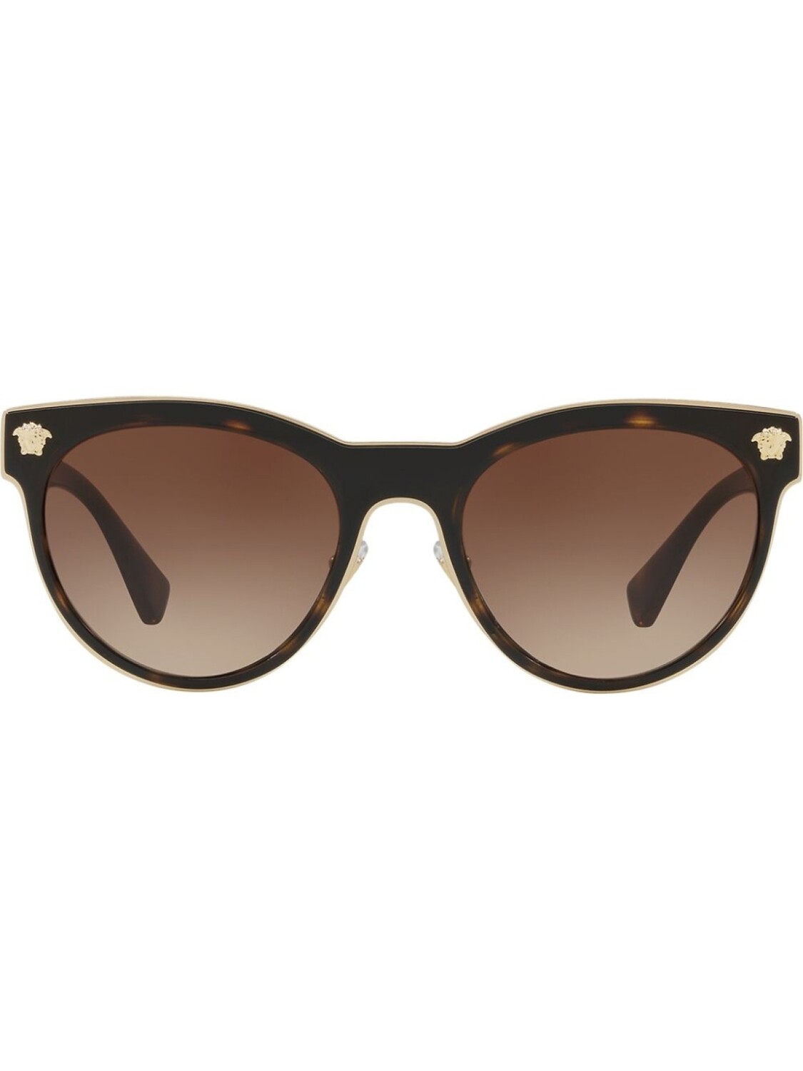 

Versace Eyewear солнцезащитные очки 'Phantos' в круглой оправе, зеленый