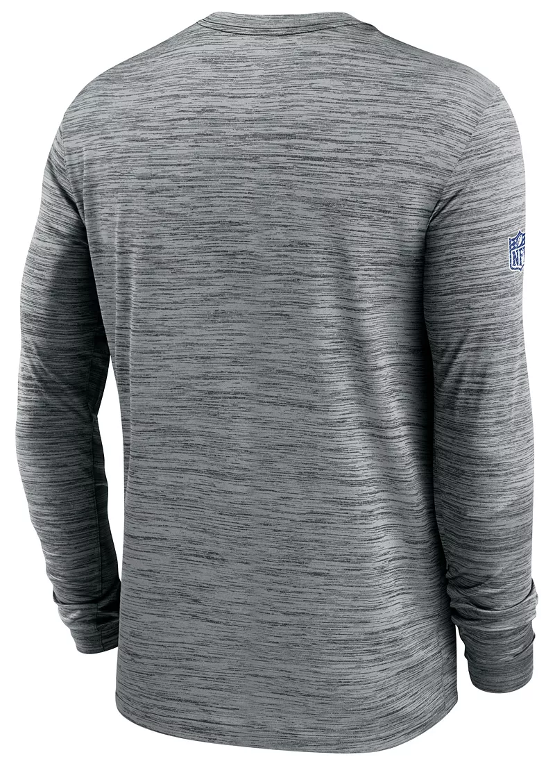 

Мужская темно-серая футболка с длинными рукавами Nike New York Giants Sideline Velocity