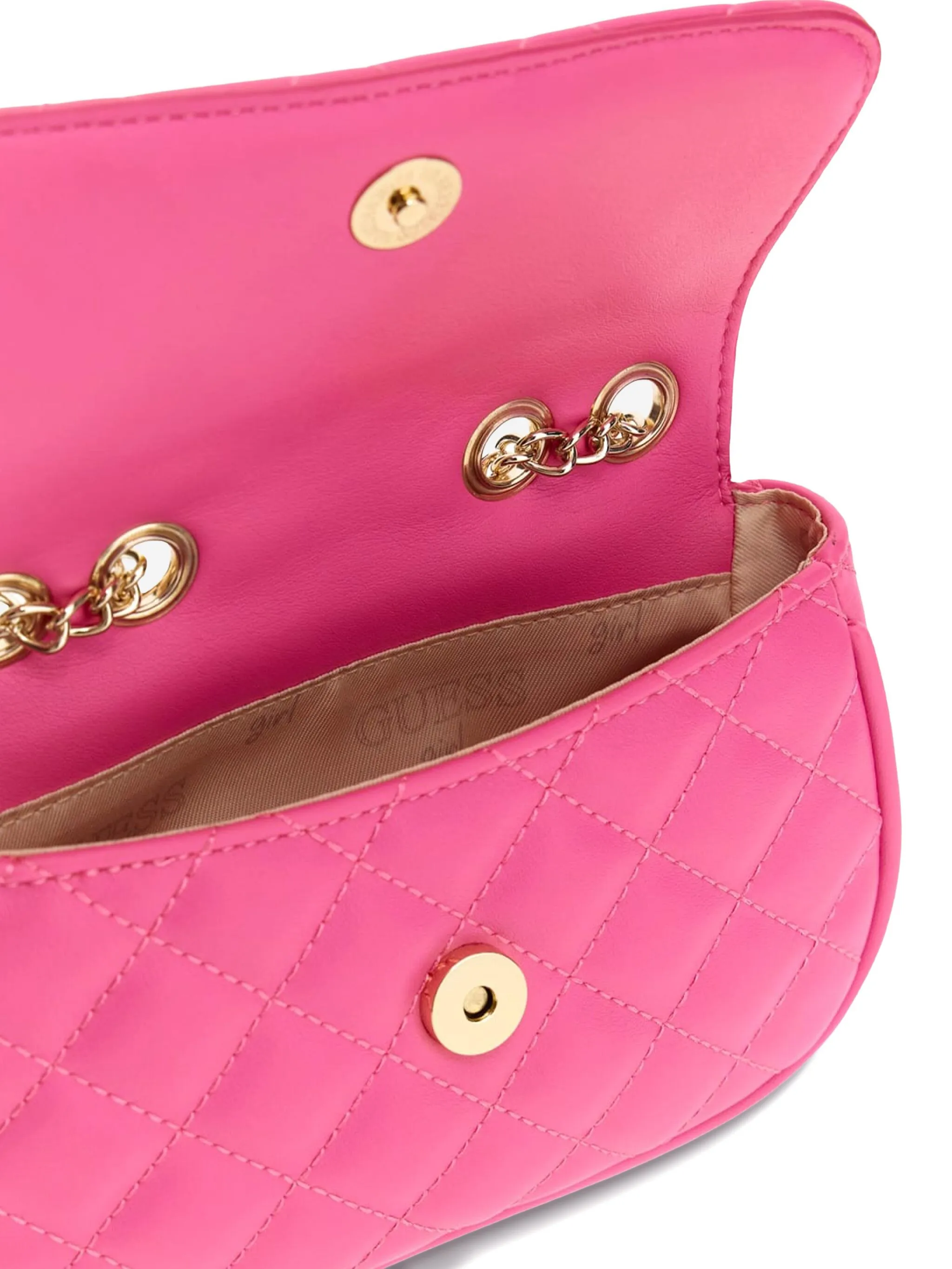 

Стеганая сумка на плечо с цепочкой Guess Kids, розовый