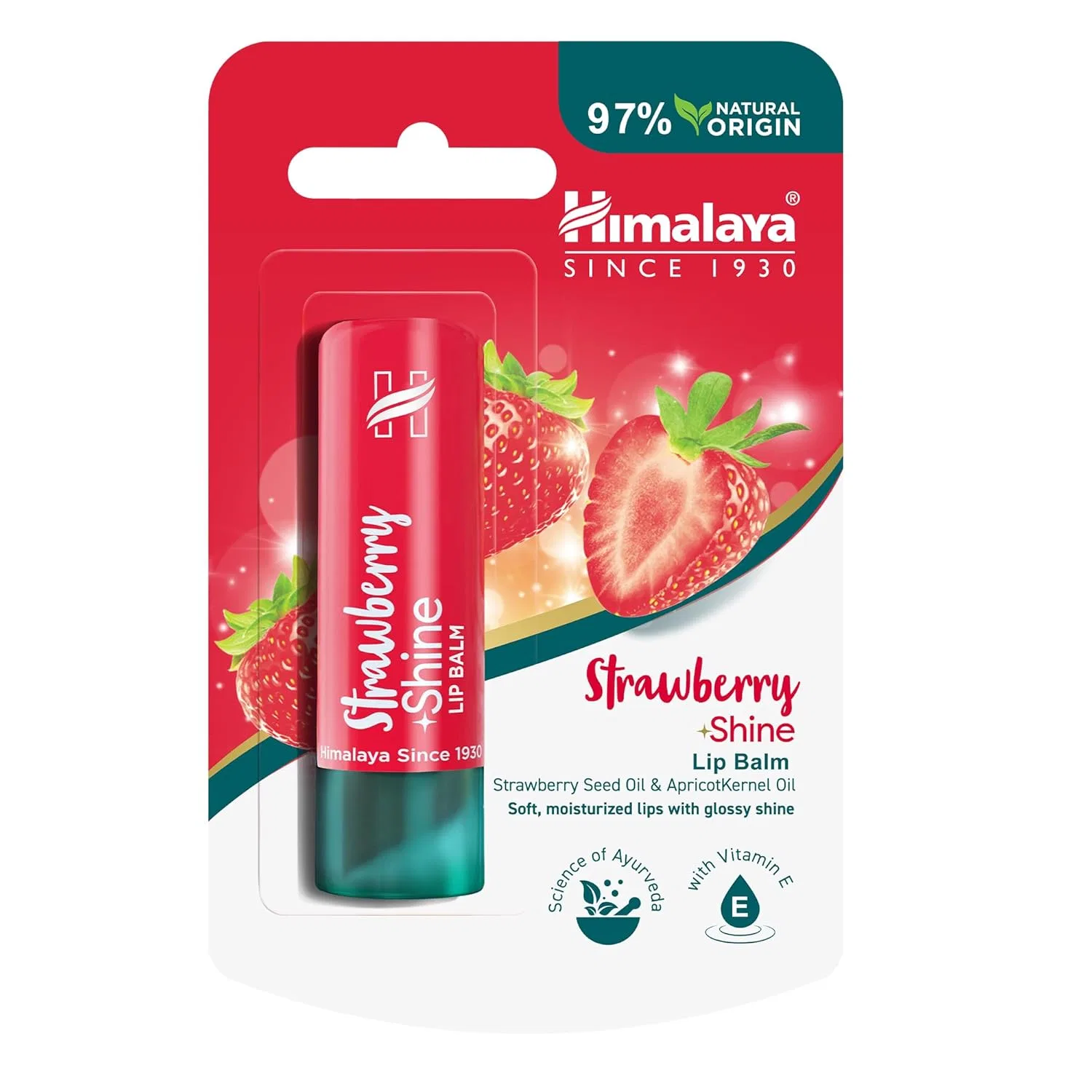 Бальзам для губ Strawberry Shine от Himalaya Herbals Himalaya