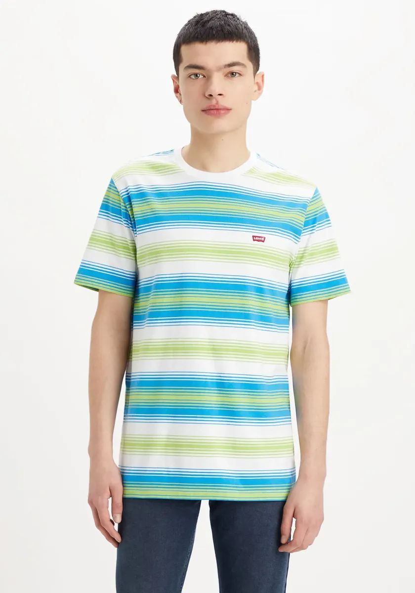 

Рубашка Levi's с короткими рукавами "ORIGINAL HM TEE", цвет Swedish Blue Stripe