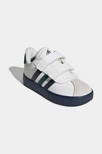 Кроссовки детские VL Court 3.0 Adidas, белый — фото 2