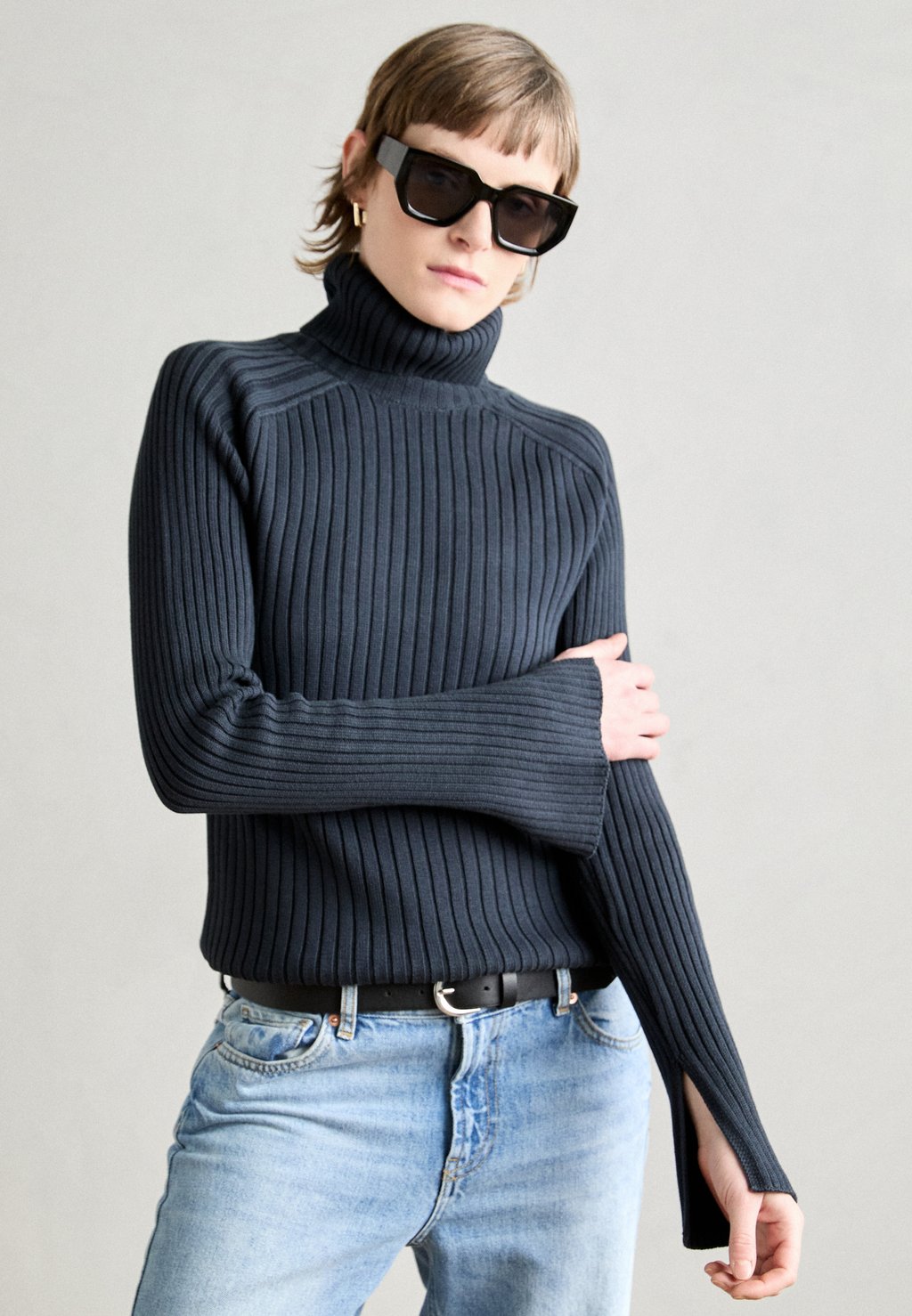 

Джемпер LONGSLEEVE TURTLE NECK Marc O'Polo, темно-синий