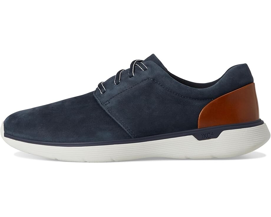Кроссовки Johnston & Murphy Xc4 Prentiss 2 Plain Toe, цвет Navy Waterproof Tumbled Nubuck — фото 4