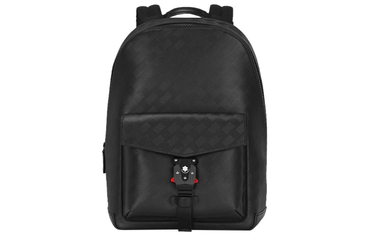 

Рюкзак мужской из зернистой кожи быка черный MONTBLANC