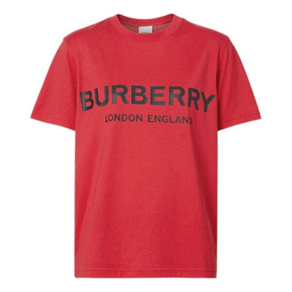 

Футболка (WMNS) Burberry Logo Print T-Shirt, красный