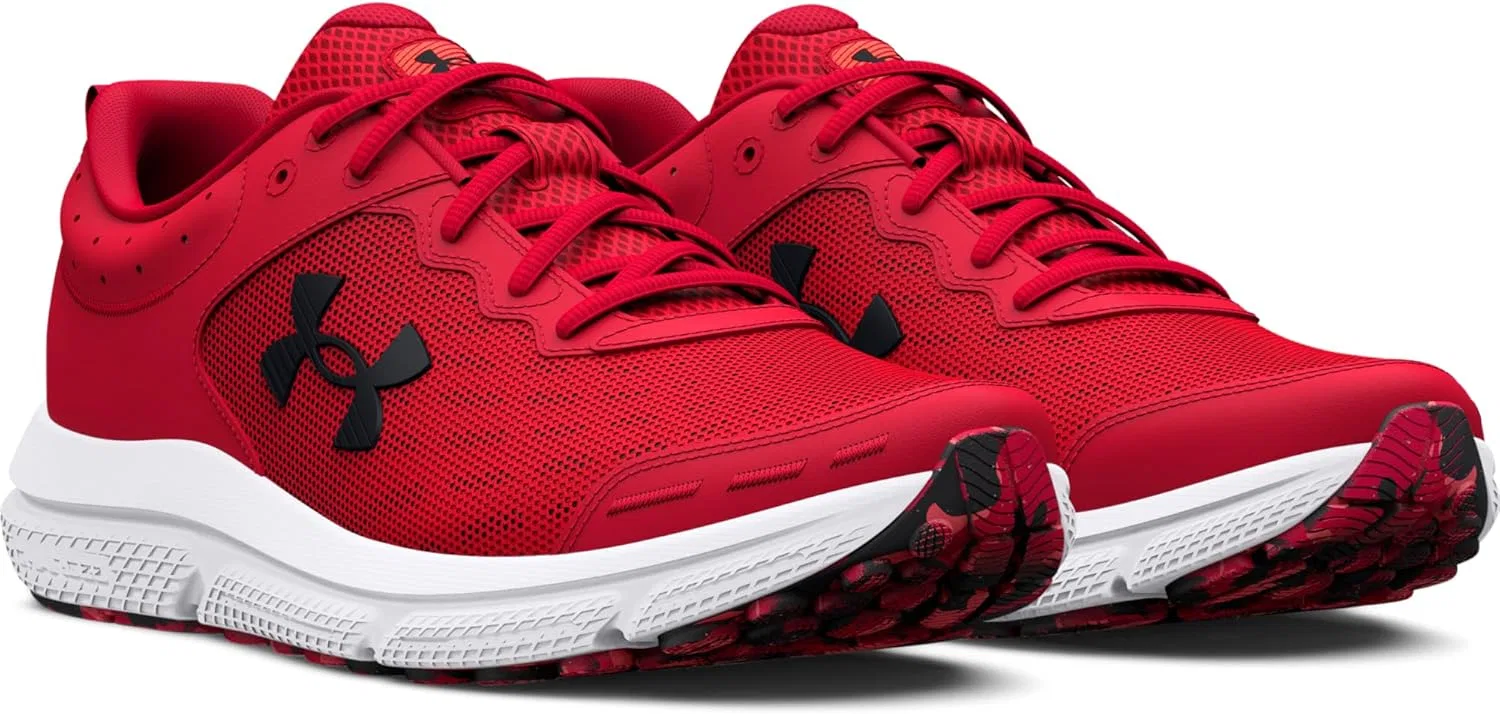 Мужские беговые кроссовки Under Armour Charged Assert 10, Red / Black — фото 3