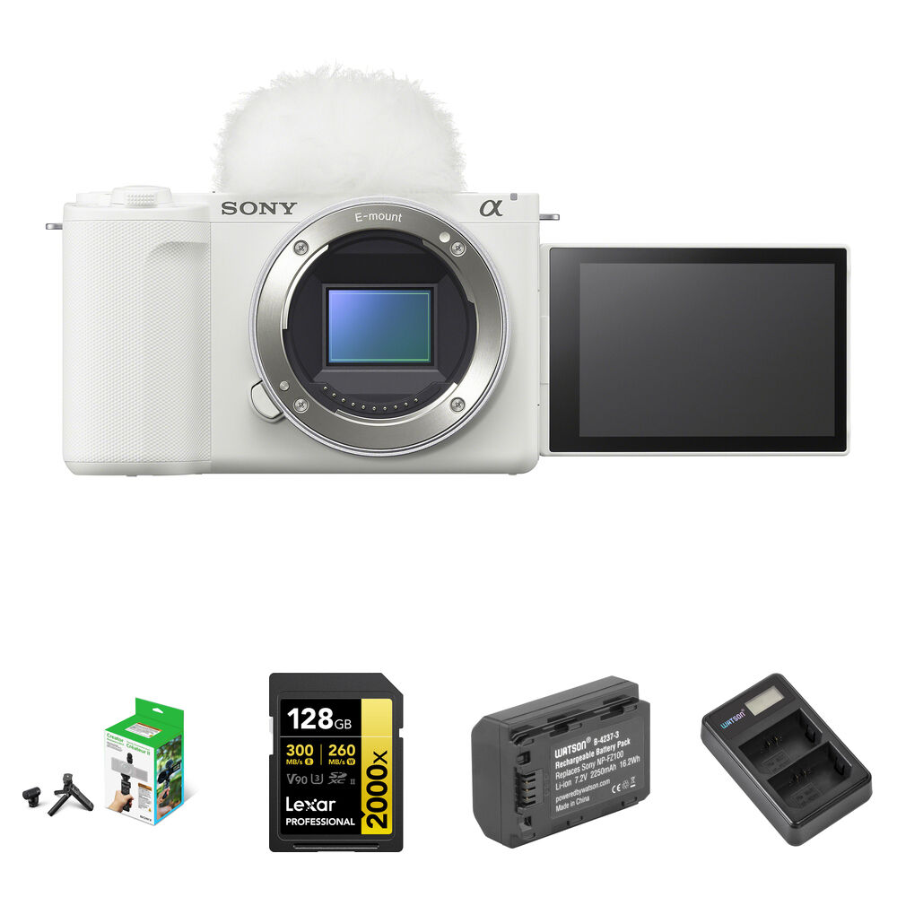 

Беззеркальная камера Sony ZV-E10 II Mirrorless Camera with Content Creation Kit