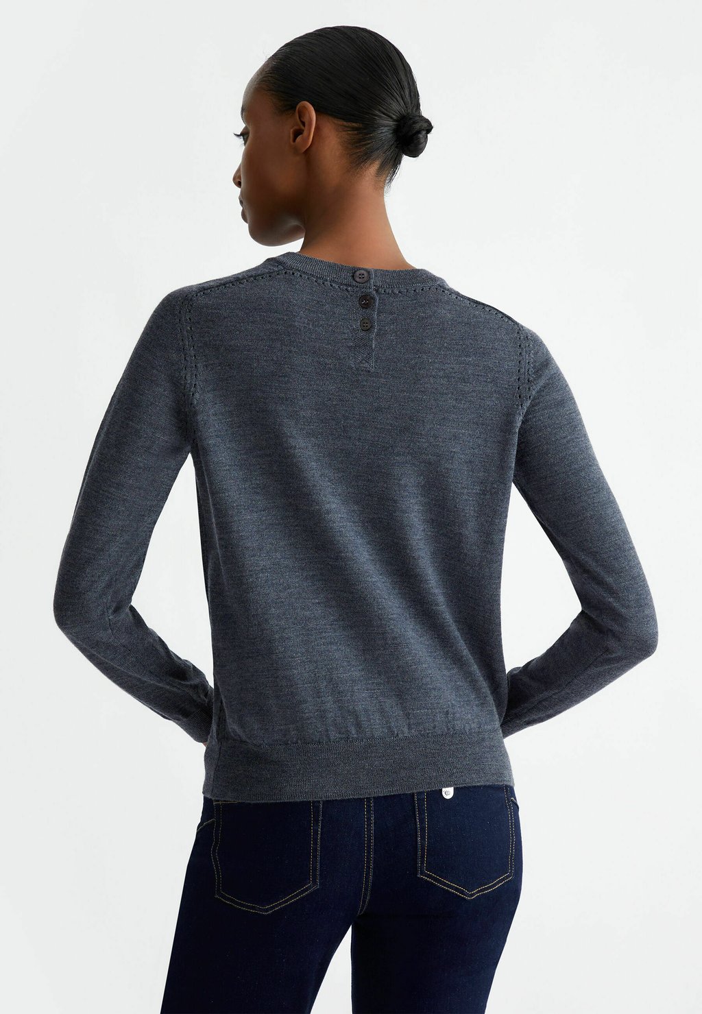 

Джемпер CREW NECK LIU JO, сине-серый