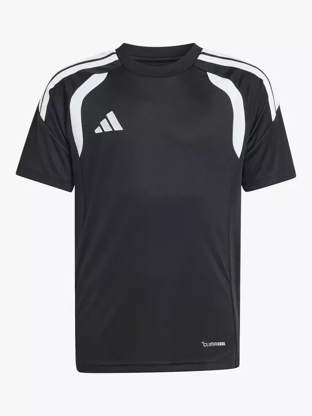 Детская футболка Tiro26 League, черно-белая adidas — фото 4