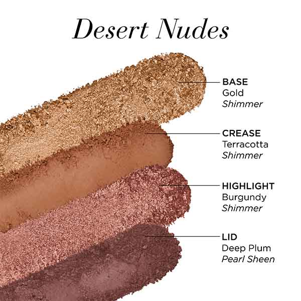 Тени для век ELIZABETH ARDEN Other Eyeshadow Quad, DESERT NUDES — фото 3