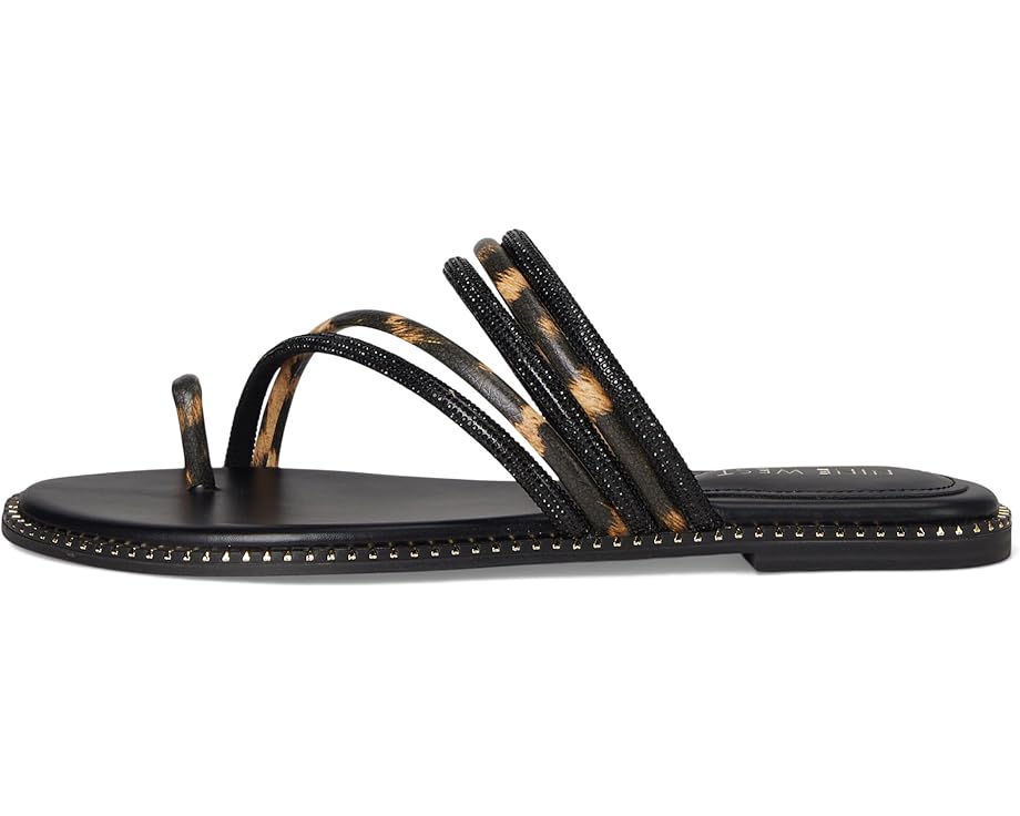 Сандалии Nine West Dashin, цвет Black/Leopard Multi — фото 4