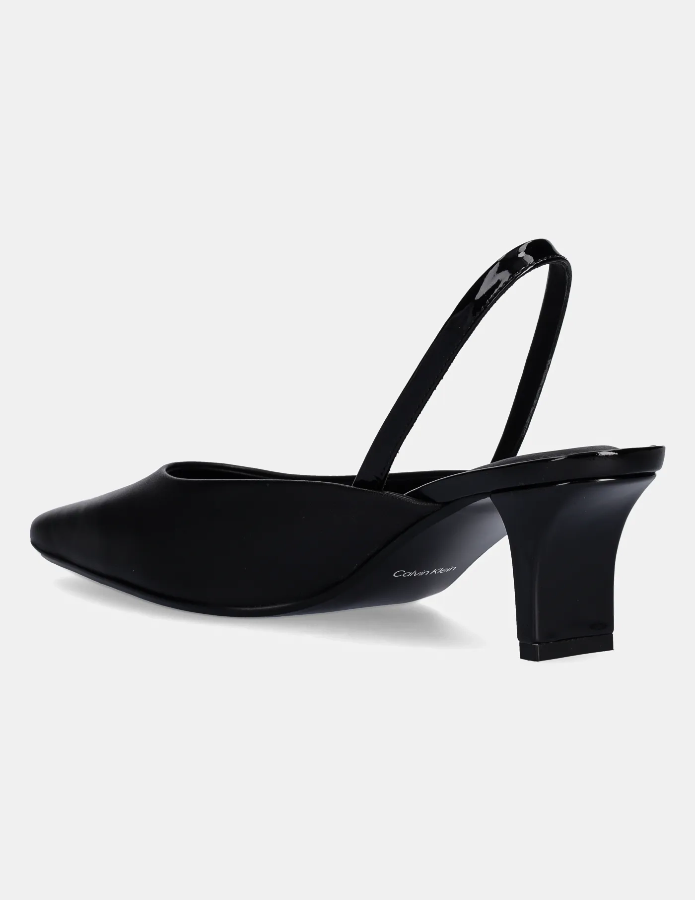Туфли HEEL SLING PUMP 50 - LTH Calvin Klein, черный — фото 4