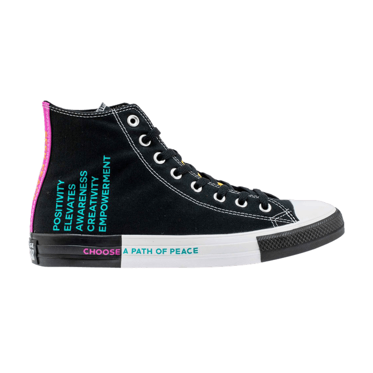 

Кроссовки Converse Chuck Taylor All Star High 'Seek Peace', черный