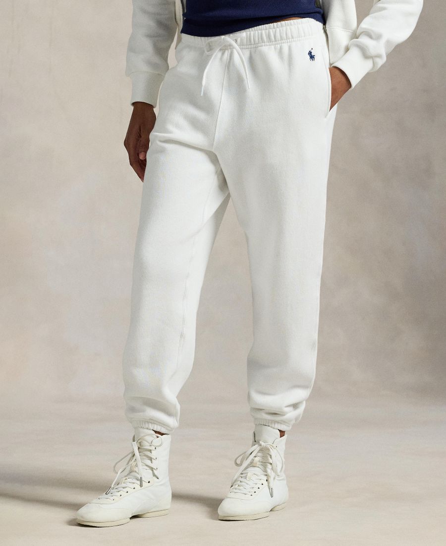

Женские флисовые спортивные штаны на шнуровке Polo Ralph Lauren, White