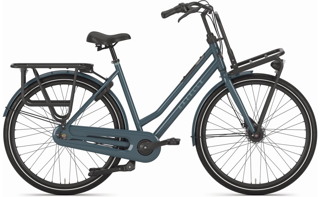 

Городской велосипед Gazelle HeavyDutyNL - 28 дюймов - Tiefeinsteiger - 2025, цвет Grün|pine green gloss