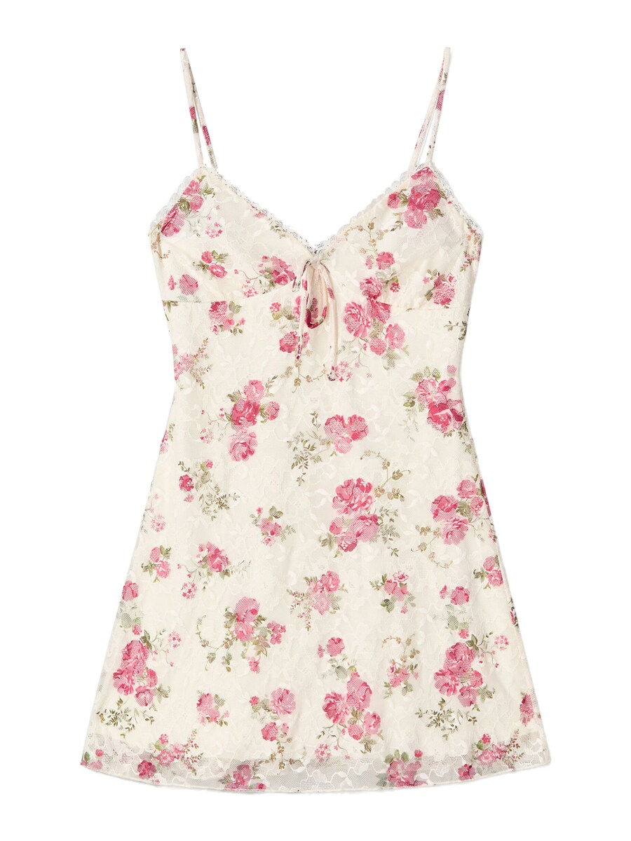 

Летнее платье Bershka, Ecru