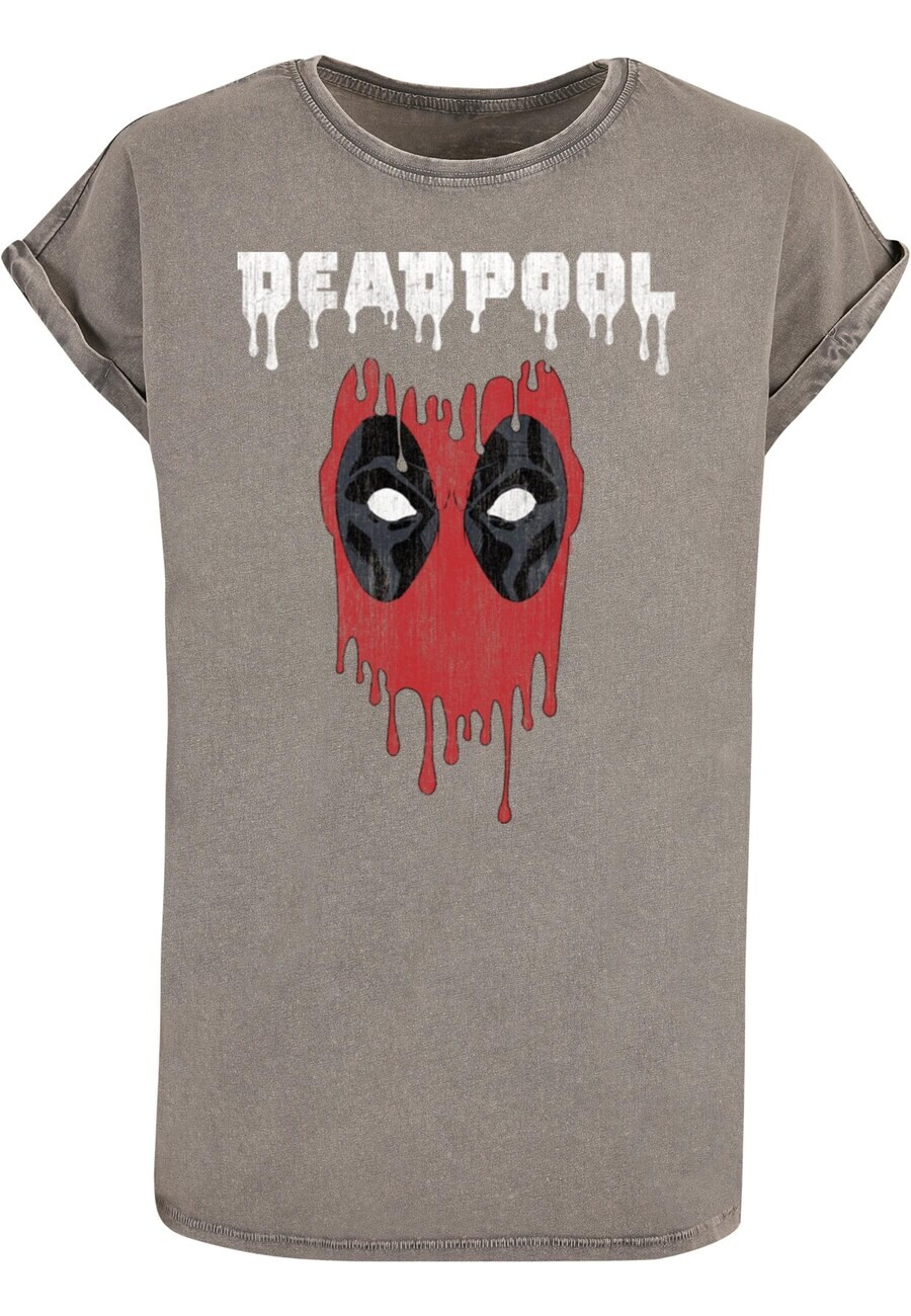 

Футболка ABSOLUTE CULT Shirt Deadpool - Dripping Head, серый