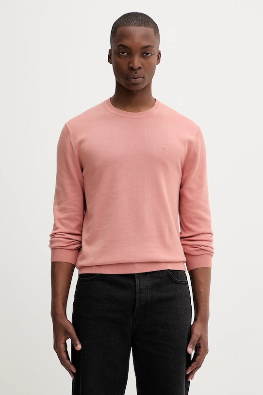 

Хлопковый свитер Calvin Klein, оранжевый