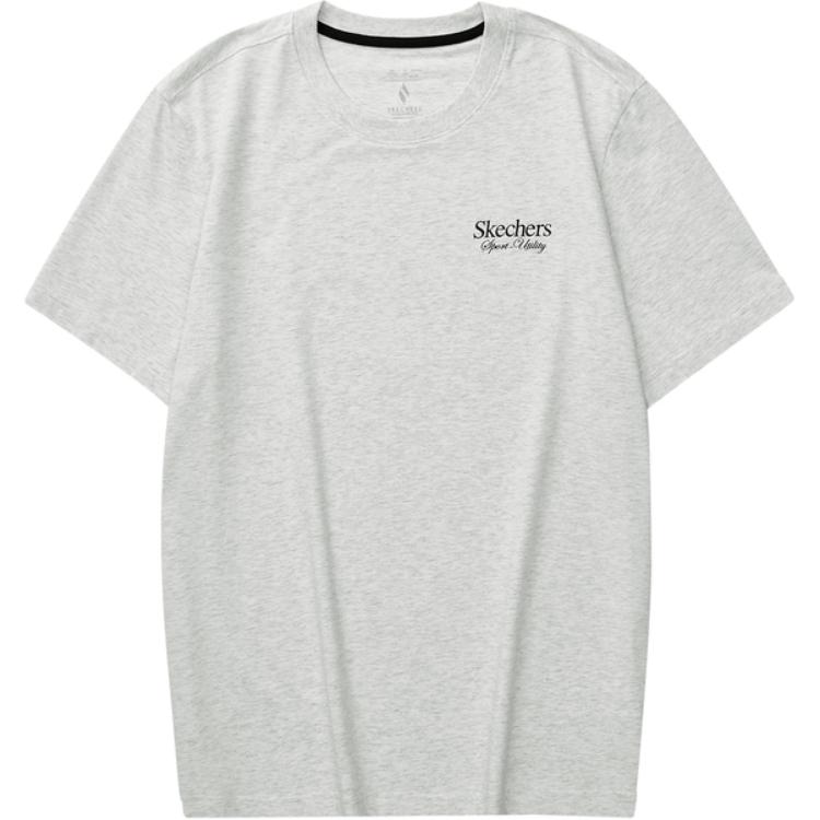 

Футболка мужская светло-серый меланж Skechers