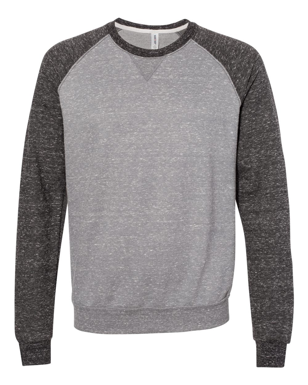 

Мужская толстовка Snow Heather French Terry с круглым вырезом JERZEES, цвет charcoal/ black ink