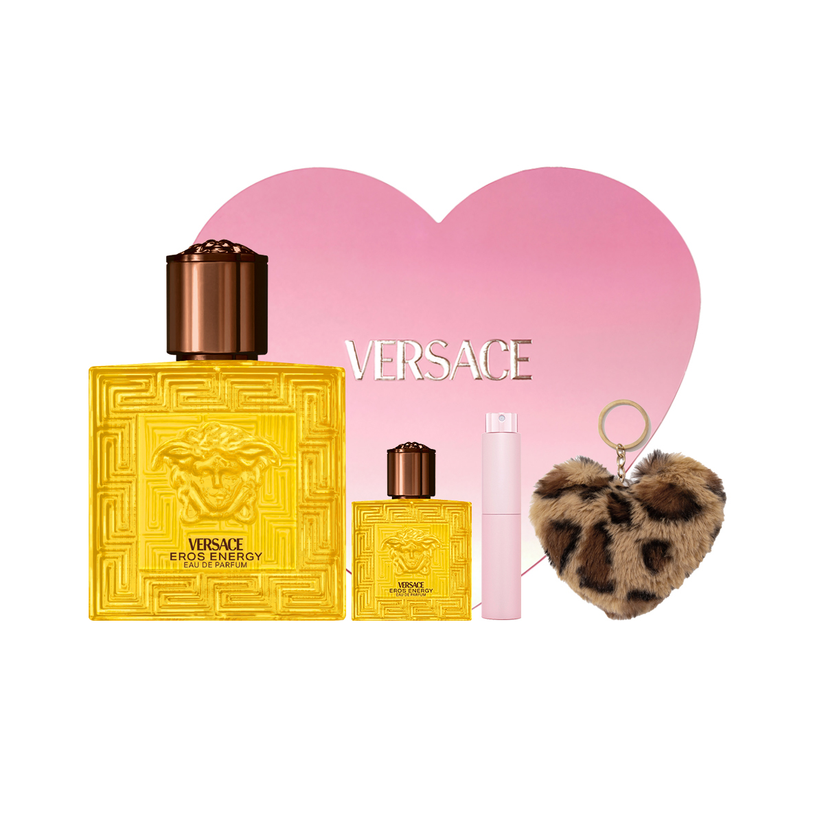 Набор одежды с парфюмированной водой Fiery Love в форме сердца 50 мл+5 мл VERSACE — фото 2