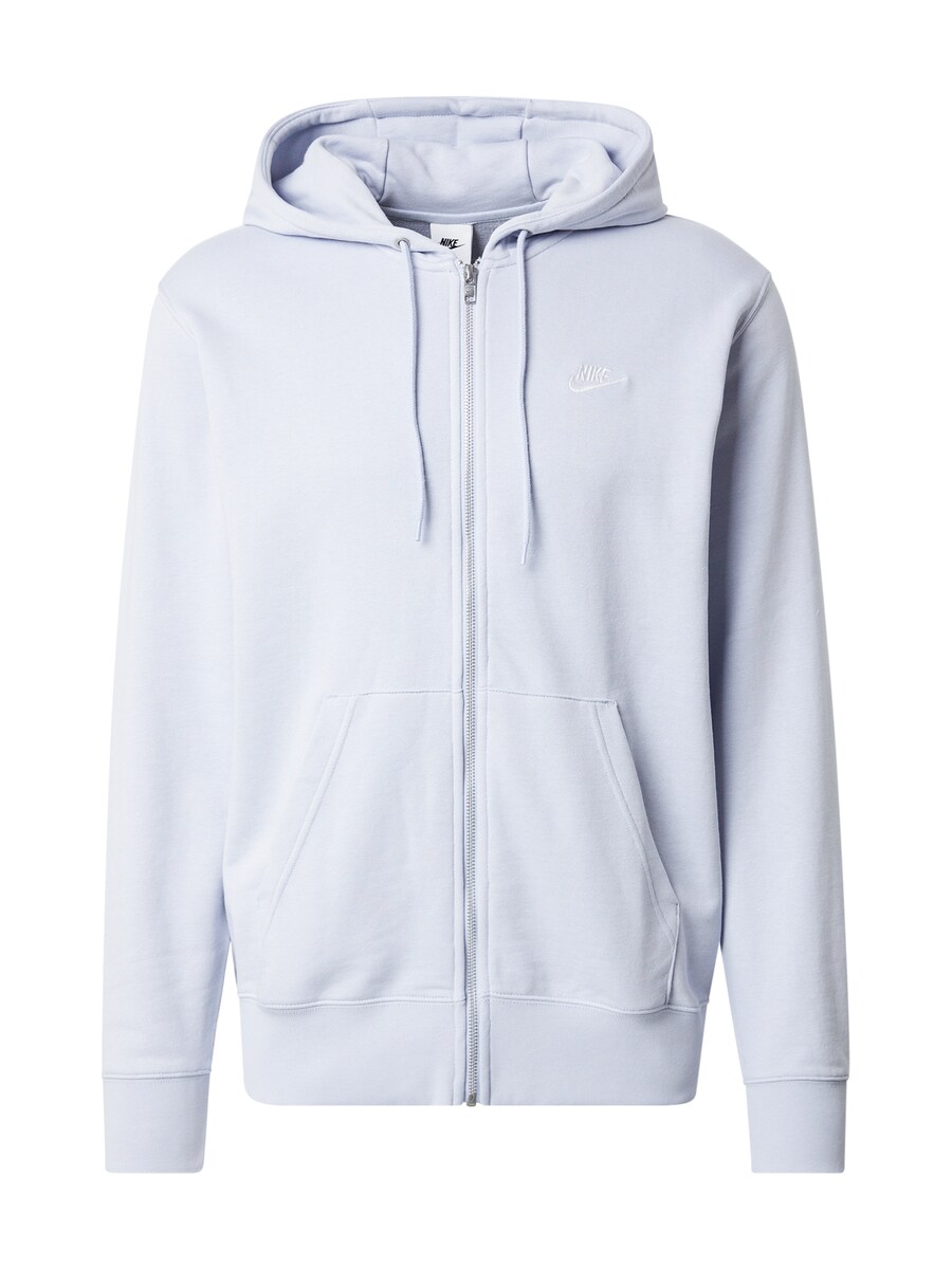 

Толстовка с капюшоном на молнии Nike Sportswear Club Fleece, жемчужно-белый