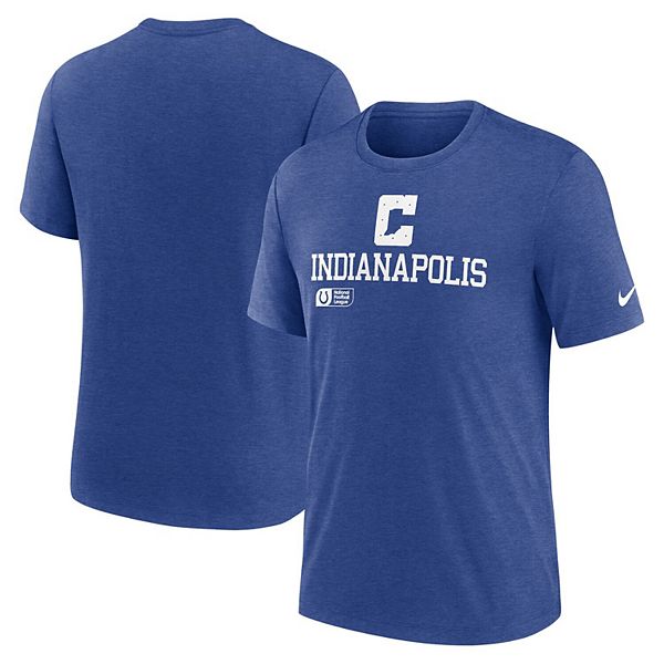 

Мужская футболка tri-blend royal indianapolis colts overlap lockup Nike