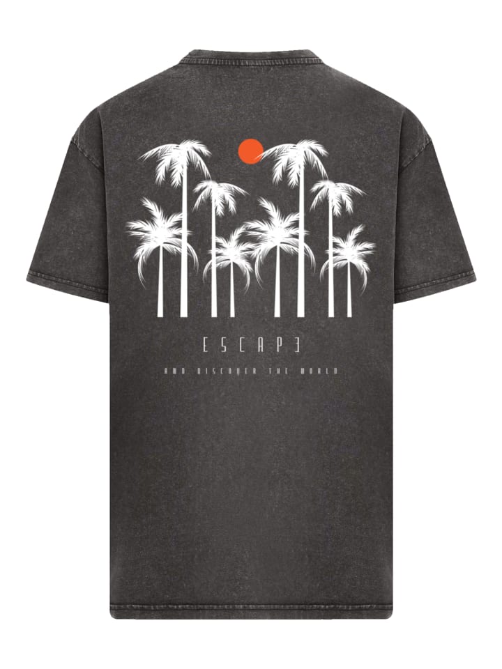 

Футболка Oversize Escape Discover the World Palm Trees черного цвета F4NT4STIC, Черный, Футболка Oversize Escape Discover the World Palm Trees черного цвета F4NT4STIC