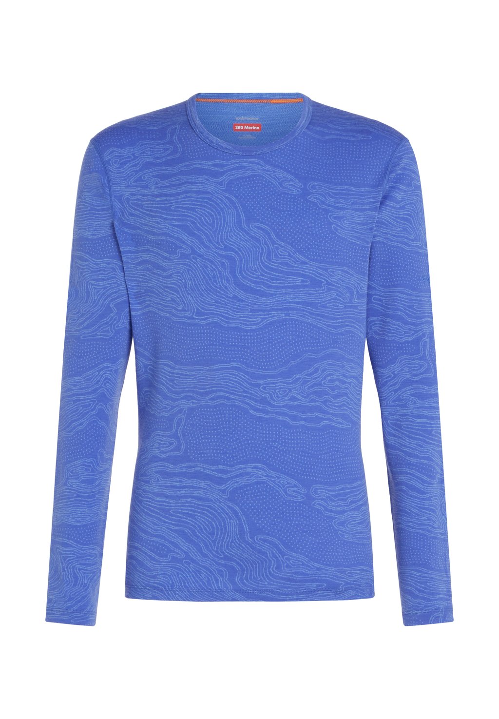 

Топ с длинными рукавами MERINO 260 MID WEIGHT VERTEX GRAPHIC Icebreaker, синий