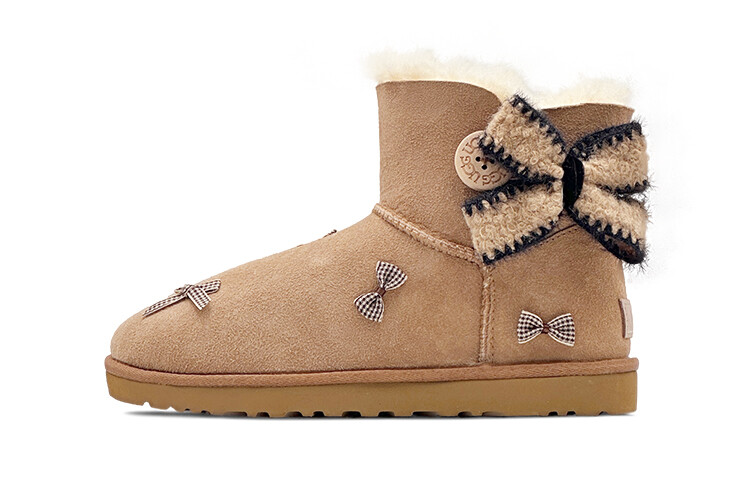 

Женские зимние ботинки Mini Bailey Bow II, коричневые Ugg