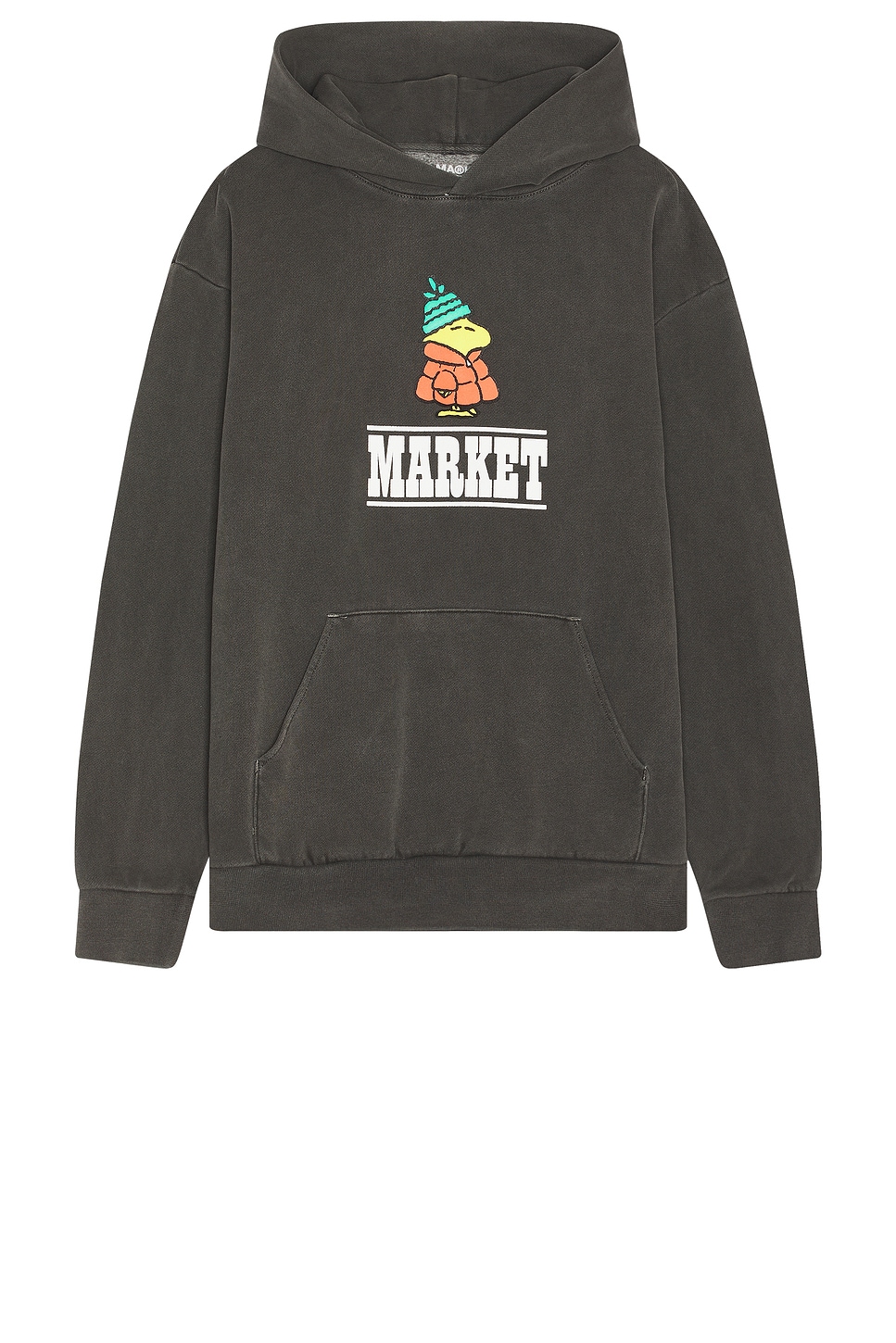 

Пуховик с капюшоном "Peanuts" Market, washed black