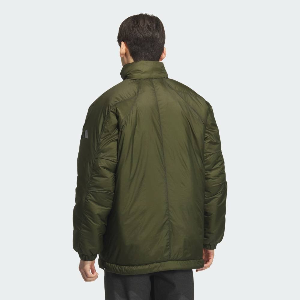 Утепленная куртка City Escape Oversized Fit из рипстопа Adidas, green — фото 2