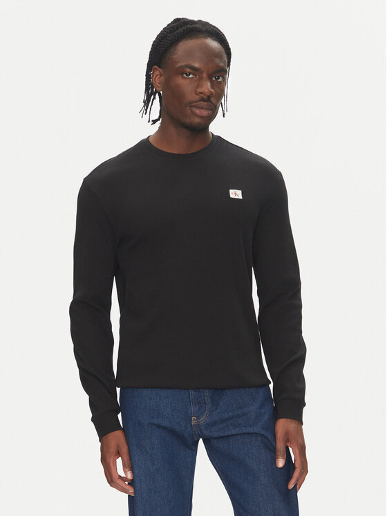 

Свитер обычного кроя LV040EM217 Calvin Klein Jeans, черный
