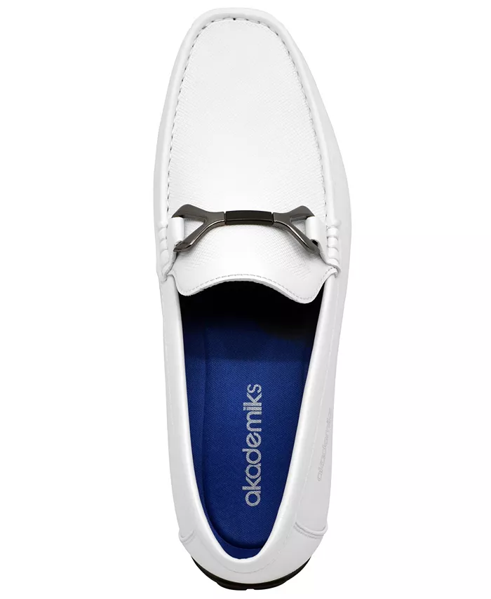 Мужские удобные лоферы Ogden Slip On Akademiks, белый — фото 4