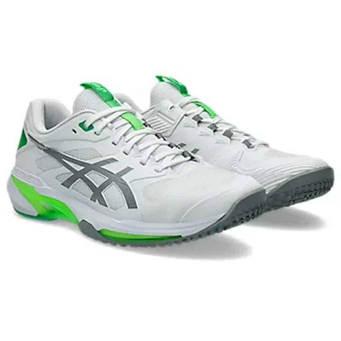 Мужские теннисные кроссовки «Solution Speed FF 4 OC» от ASICS, Wh/Gravel — фото 2