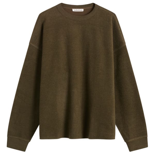 

Толстовка Studio из смесовой шерсти Ymc, темно-зеленый