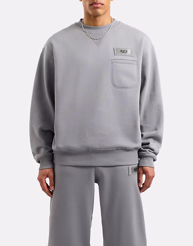 

Толстовка с длинными рукавами AVX Tex в цвете «теневой серый» Avirex, Серый, Толстовка с длинными рукавами AVX Tex в цвете «теневой серый» Avirex