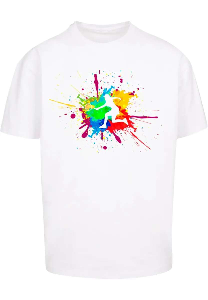

Футболка Merchcode "Мужская футболка Merchcode Color Splash Player Heavy Oversized ", белый
